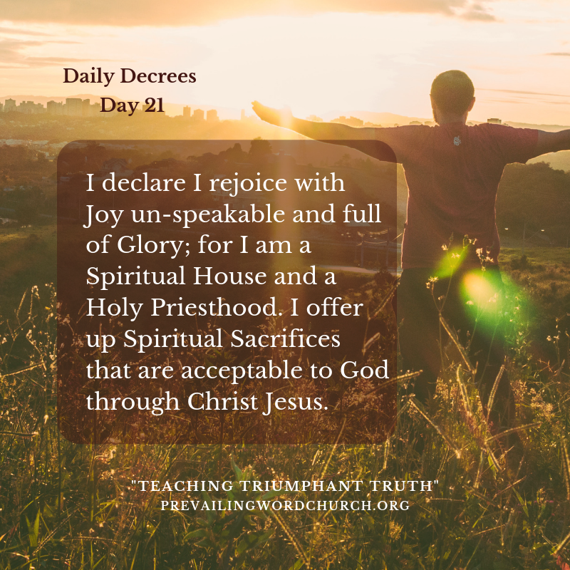 Daily Decrees 21