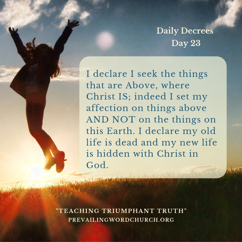 Daily Decrees 23