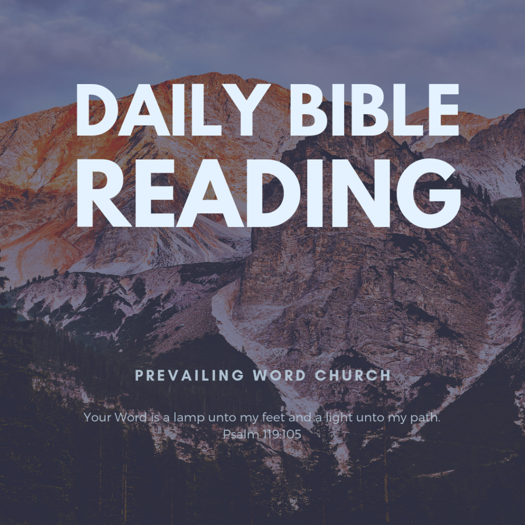 DAILY BIBLE READING